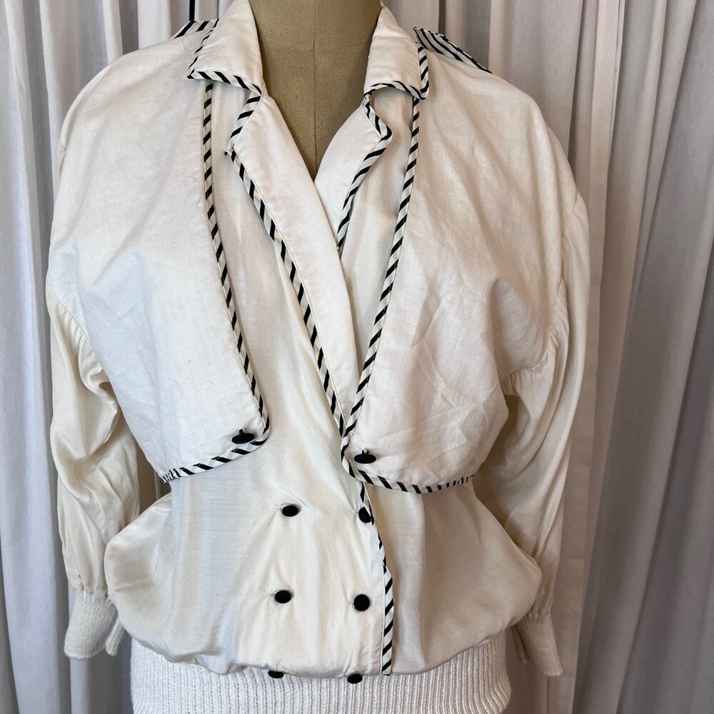 Vintage 80's Side Effects Top